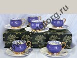 Кофейный набор "Виолетта" 12 предм. в ПУ 11-0044