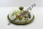 Блинница с крышкой "Виноград" в ПУ 23*10 см 09-0090