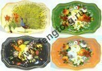 Поднос пирожковый с волн.краями 30x21см, ПУ 12-0035