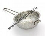 Дуршлаг Д16,5см с длинной ручкой нжс AST-002-ДРГ-16